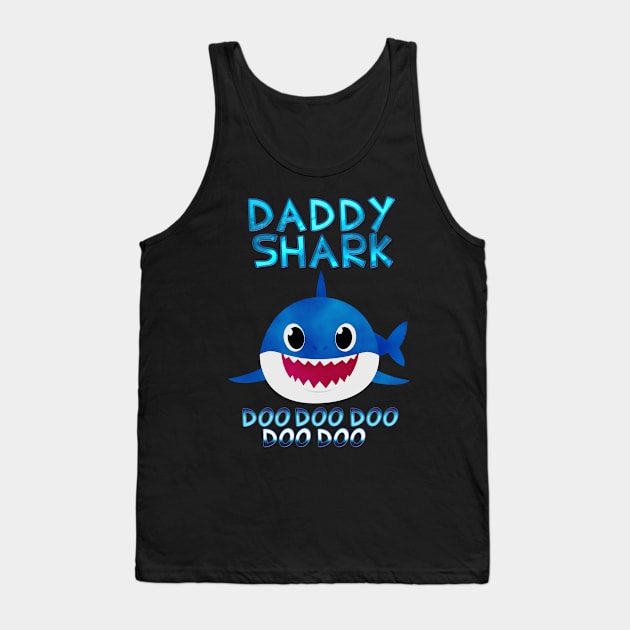 Daddy Shark Tank Top by PsychoDynamics